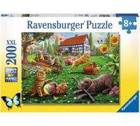 Ravensburger Puzzle - Giocherelloni a Quattro Zampe, 200 Pezzi XXL - 1 pz.