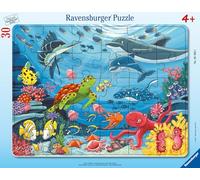 Ravensburger - Puzzle Giù nel Mare | Puzzle Bambini 4 Anni O Più | 30 Pezzi | Regalo Bambino 4 Anni | 32,50 x 24,50 cm