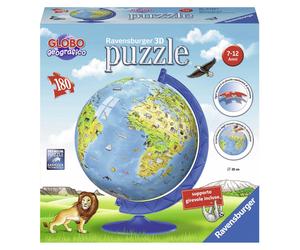 Ravensburger Puzzle Globo 3D 180 Pz Multicolore 20 cm