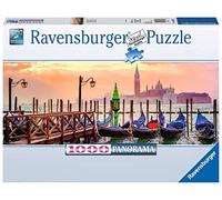 Ravensburger - Puzzle Gondole a Venezia, Collezione Panorama, 1000 Pezzi, Puzzle per Adulti e Ragazzi, Idea Regalo per Lei o Lui, 98x37 cm