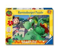 Ravensburger - Puzzle Grisù, Collezione Giant Pavimento, Idea Regalo per Bambini 4+ Anni, Gioco Educativo e Stimolante, 60 Pezzi Giganti, 70x50 cm