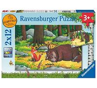 Ravensburger Puzzle Gruffalo, 2 Puzzle di 12 Pezzi, Età Consigliata 3+, Puzzle per Bambini, Stampa di Qualità, 05226 4, Multicolore