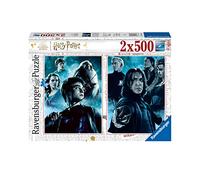 Ravensburger - Puzzle Harry Potter per Adulti, 2 Puzzle da 500 Pezzi, Idea Regalo per Lei o Lui, Gioco da Tavola, 49x36 cm