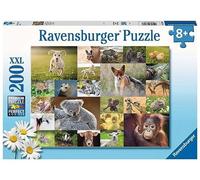 Ravensburger - Puzzle I cuccioli del mondo, 200 Pezzi XXL, Et Raccomandata 8+ A