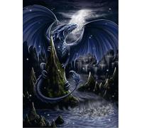 RAVENSBURGER - PUALLE 1500 pezzi - Le Dragon Bleu - adulti e bambini di 14 anni - puzzle di qualità superiore 80x60cm -12000731