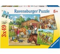 Ravensburger Puzzle - Il mio Maneggio, 3 x 49 Pezzi - 1 pz.