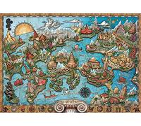 Ravensburger - Puzzle Atlantide - 1000 Pezzi