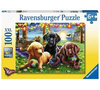 Ravensburger Puzzle - Il Picnick dei Cagnolini, 100 pezzi XXL - 1 pz.