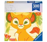 Ravensburger - puzzle disney il re leone, 300 pezzi, 8+, limited edition disney 100