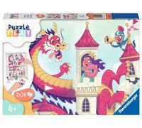 Ravensburger RVB05595 2 Puzzle da 24 Pezzi Puzzle & Play - Il Regno dei Donut