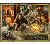 Ravensburger - Puzzle Il Signore degli anelli - Le due torri, 2000 Pezzi, Idea r