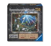 Ravensburger - Puzzle Il Sottomarino, Collezione Escape Puzzle, Idea Regalo per Lei o Lui, Gioco di Logica da Tavolo per Adulti, 759 Pezzi, 70x50 cm
