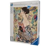 Ravensburger Puzzle Klimt: Dama col Ventaglio, Art Collection 1000 Pz