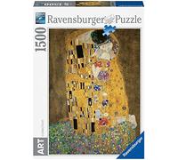 Ravensburger - Puzzle Klimt Il Bacio, 1500 Pezzi, Puzzle Arte per Adulti e Ragazzi, Idea Regalo per Lei o Lui, 80x60 cm