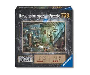 Ravensburger - Puzzle La Cantina degli Orrori, Collezione Escape Puzzle, Idea Regalo per Lei o Lui, Gioco di Logica da Tavolo per Adulti, 759 Pezzi, 70x50 cm