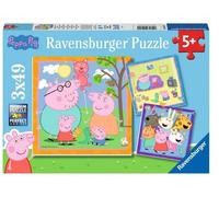 Puzzle Peppa Pig 3x49 pezzi