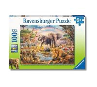 Ravensburger Puzzle Savana Africana XXL, 100 pezzi, 36 x 49 cm, da 6 anni