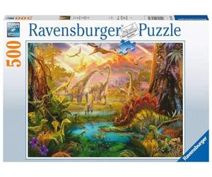 Ravensburger - Puzzle La Terra dei Dinosauri, 500 Pezzi, Idea regalo, per Lei o Lui, Puzzle Adulti