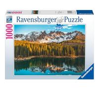 Ravensburger - Puzzle Lago di Carezza, 1000 Pezzi, Puzzle Paesaggi per Adulti e