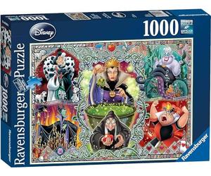 Ravensburger - Puzzle Le Cattive Disney per Adulti e Ragazzi, 1000 Pezzi, Idea Regalo per Lei o Lui, 70x50 cm