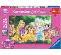 Ravensburger Puzzle - Le Migliori Amiche delle Principesse, 2 x 24 Pezzi - 1 pz.