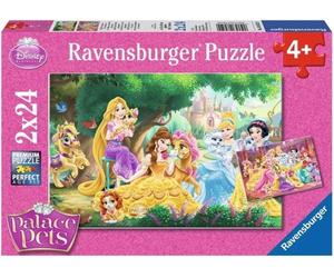 Ravensburger Puzzle - Le Migliori Amiche delle Principesse, 2 x 24 Pezzi - 1 pz.