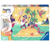 2 Puzzle da 24 Pezzi Puzzle Play L Isola del Pirata