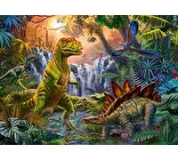 RAVENSBURGER PUZZLE 100 PEZZI XXL - L'OASI DEI DINOSAURI
