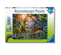 Ravensburger Puzzle L'Oasi dei Dinosauri – 100 pezzi XXL