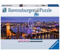 Ravensburger - Puzzle Londra di Notte, Collezione Panorama per Adulti, 1000 Pezzi, Puzzle per Adulti e Ragazzi, Idea Regalo per Lei o Lui,98x37 cm
