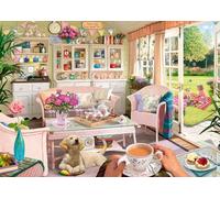 Ravensburger My Haven No.9 The Tea House 1000 Piece Jigsaw Puzzle for Adults & K