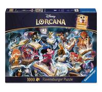 Ravensburger Puzzle Lorcana: Barlumi Del Regno Disney Acciaio 1000 Pezzi