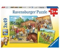Ravensburger Puzzle - Il mio Maneggio, 3 x 49 Pezzi - 1 pz.