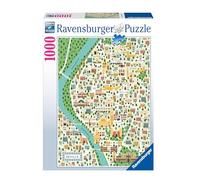 Ravensburger - Puzzle Mappa di Siviglia, 1000 Pezzi, Puzzle Adulti e Ragazzi, Idea Regalo per Lei o Lui, 70x50 cm