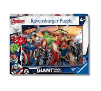 Ravensburger - Puzzle 4 Anni, Giant Floor Puzzle 60 Pezzi, Avengers - Puzzle Bambini 4 Anni, Collezione Marvel, Giochi Educativi e Divertenti, Idee Regalo