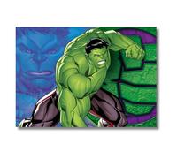 Ravensburger - Puzzle Hulk, Puzzle 125 Pezzi Giant, Puzzle Bambini 6 Anni, 70x50cm
