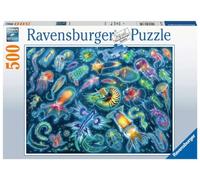 Ravensburger - puzzle meduse, 500 pezzi, puzzle adulti