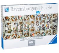Ravensburger - Puzzle Miguel Ángel La Capilla Sixtina, Rompecabezas de Arte para