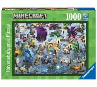 Ravensburger - Puzzle Minecraft Mobs per Adulti e Ragazzi, 1000 Pezzi, Idea Regalo per Lei o Lui, 70x50 cm