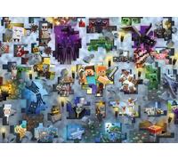Ravensburger - Puzzle 1000 Pezzi Minecraft Mobs, Puzzle Adulti 70x50cm