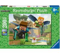 Ravensburger - Puzzle Minecraft, Puzzle 200 pezzi XXL, Puzzle Bambini 8 Anni, 58