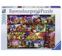 Ravensburger - Puzzle Miracoloso mondo dei libri, 2000 Pezzi, Puzzle Adulti