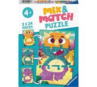 ravensburger Puzzle Mix&Match: Dinosauri simpatici 3x24 pezzi 1 St