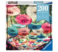 Ravensburger Puzzle Moment: Ombrelli - Puzzle da 200 pezzi per bambini e adulti | Incastro perfetto e unico | Design vivace e antiriflesso | Real