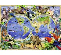 RAVENSBURGER Puzzle Mondo degli animali selvatici XXL 300 pezzi