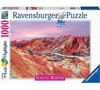 Ravensburger 12000252 - Montagne Arcobaleno, Cina - puzzle 1000 pezzi - puzzle adulti e ragazzi da 14 anni, puzzle natura, puzzle paesaggio