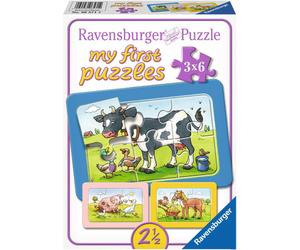 Ravensburger Puzzle - my first Puzzles - Buoni Amici Animali, 6 Pezzi - 1 pz.