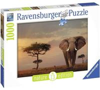 RAVENSBURGER PUZZLE NATURE EDITION 1000 PEZZI ELEFANTE DEL MASAI 70X50 ART 15159