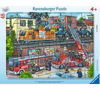 Ravensburger Puzzle - Operazione dei Vigili del Fuoco sui Binari della Ferrovia, 48 Pezzi - 1 pz.