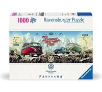 RAVENSBURGER puzzle panoramico attraverso le Alpi con VW, 1000 pezzi